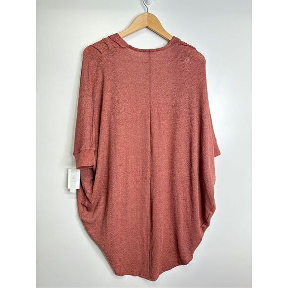 Abound Sweater Womens Open Cardigan Half Sleeve Brown Size XS NWT - Picture 5 of 7